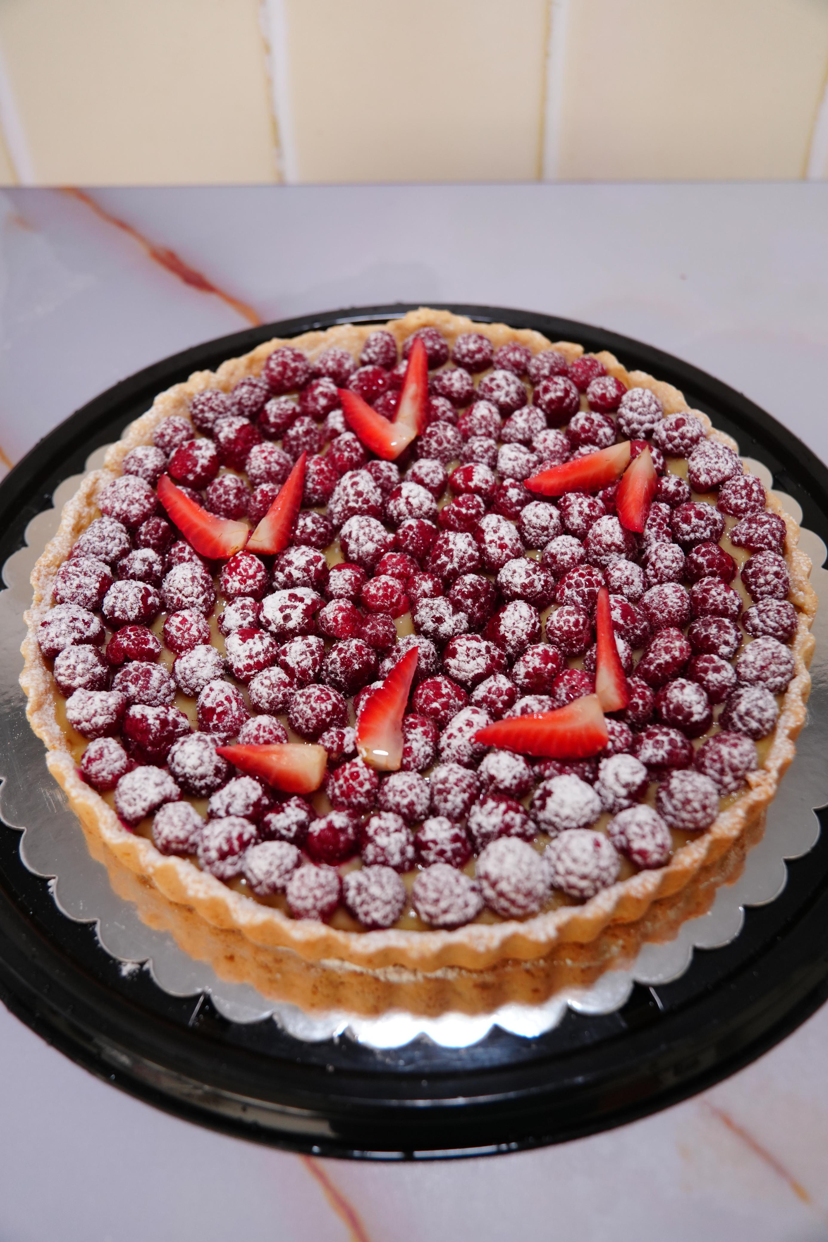 Tartaleta de Frambuesas y Frutillas