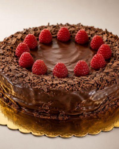 Tarta vasca de chocolate al 70%
